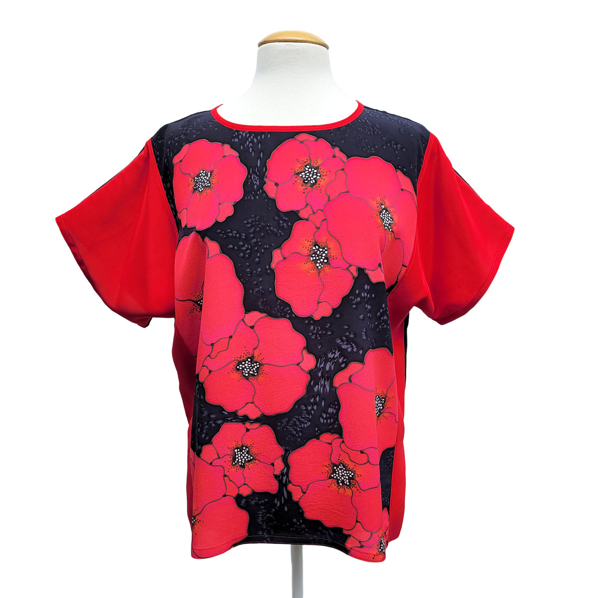 Modern art ladies top multi colored