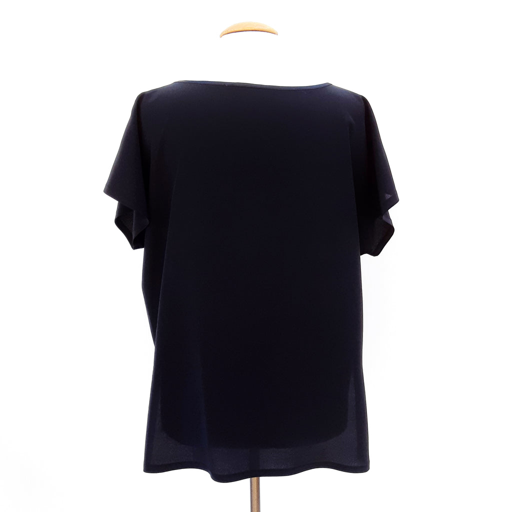 painted silk top
