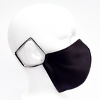 adult black 3 ply mask