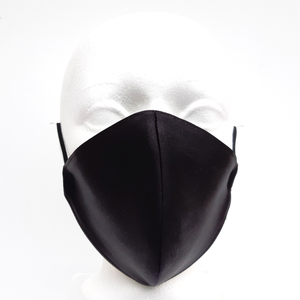 black silk facemask