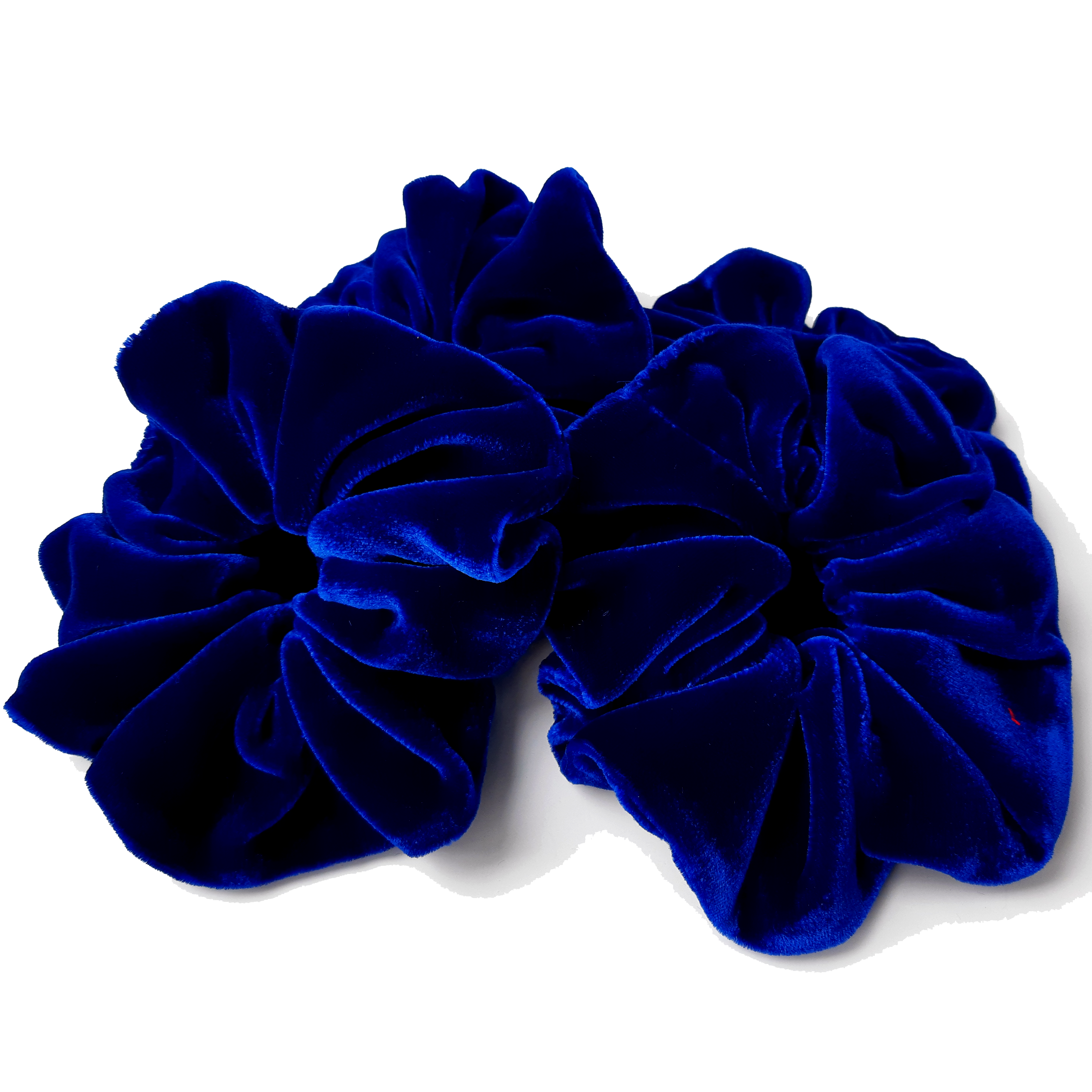 blue velvet scrunchies  hair accessory for hair , yoga, sleeping