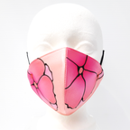 Pure silk satin facemask 2 layers hypoallergenic washable