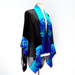 Load image into Gallery viewer, painted silk shawl ones size
