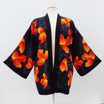 Load image into Gallery viewer, silk clothing for women hand painted Kimono handmade by Lynne Kiel
