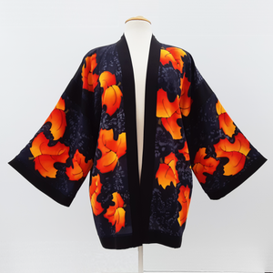 silk clothing for women hand painted Kimono handmade by Lynne Kiel