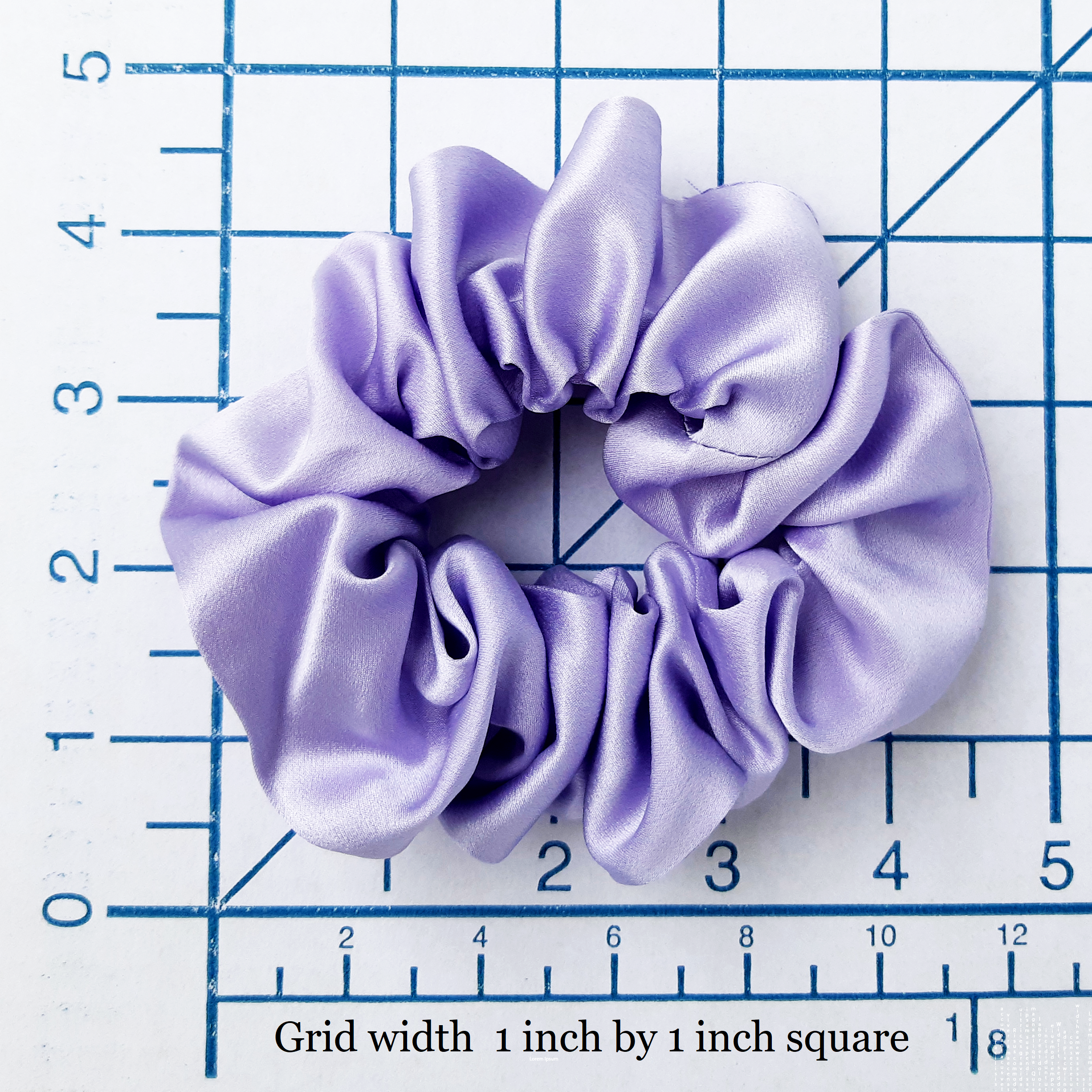 mauve satin hair scrunchie hair elastic for bridesmaid mothers day and spa mothers day gift