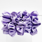 Load image into Gallery viewer, large satin silk scrunchie for exercise and sleeping  made in Canada
