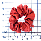 pure silk medium size hair scrunchie ponytail holder hair accessory handmade by Lynne Kiel
