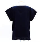 Load image into Gallery viewer, boatneck silk top
