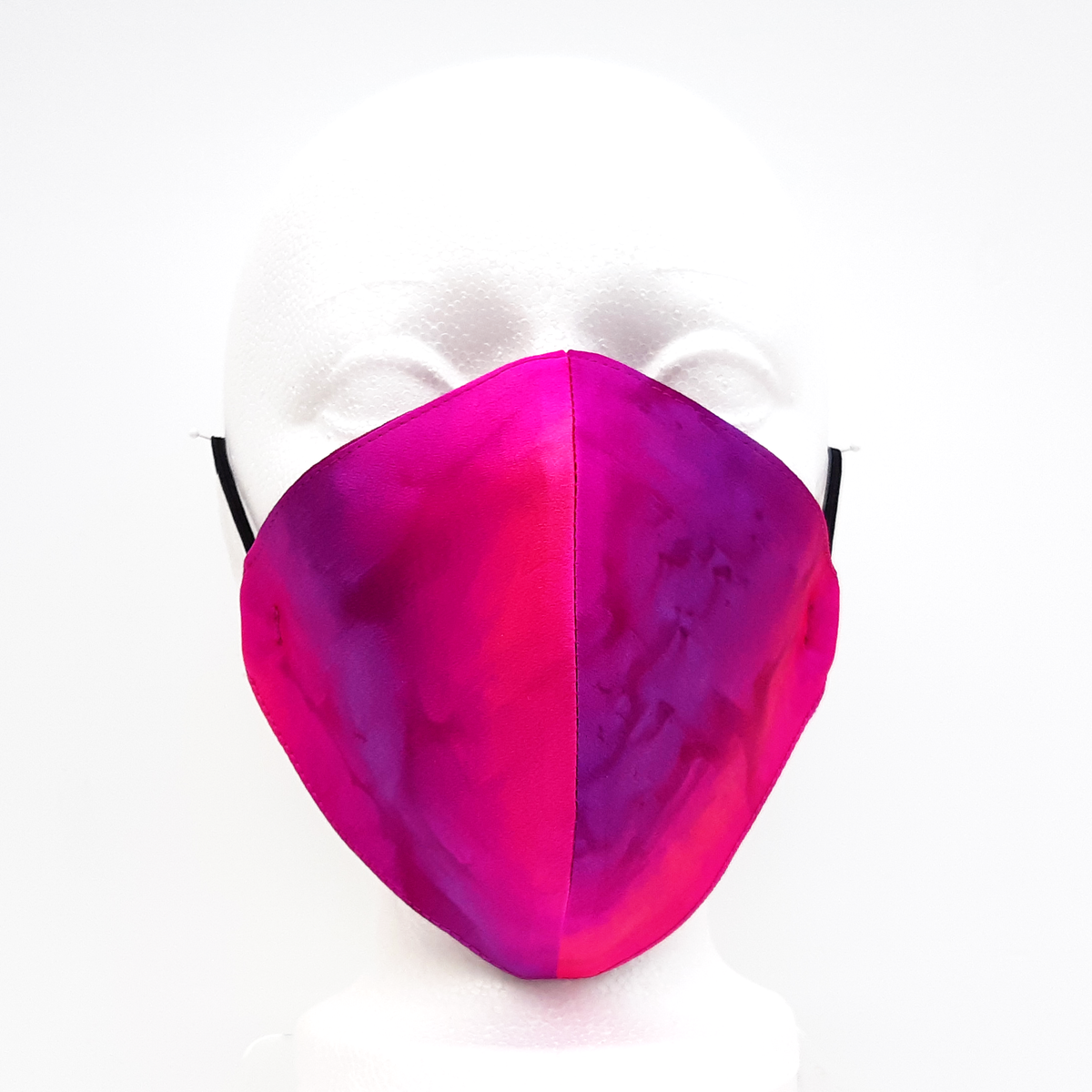 silk facemask made by Lynne Kiel
