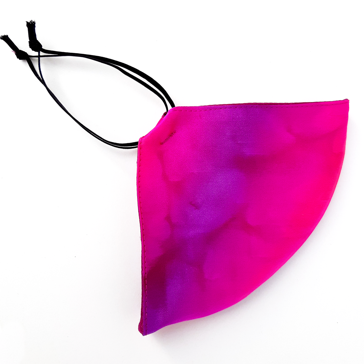 pink silk facemask