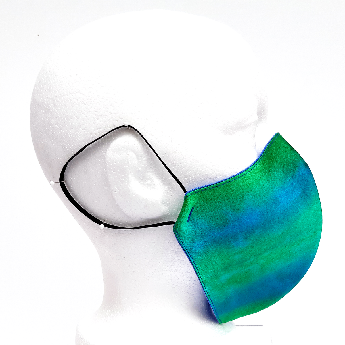 peacock feather design facemask