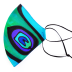 silk facemask made by Lynne Kiel