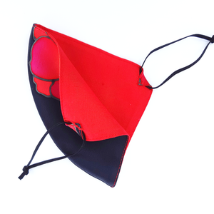 red poppies facemask