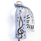 painted silk ladies scarf 