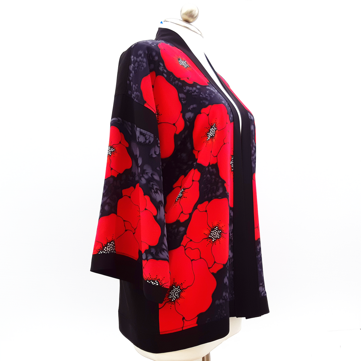 Silk clothing ladies top handmade in Canada by Lynne Kiel