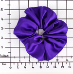 Load image into Gallery viewer, silk purple scrunchies for pony tail and bun hair accessories
