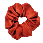 pure silk hair scrunchie ponytail holder hair accessory handmade by Lynne Kiel