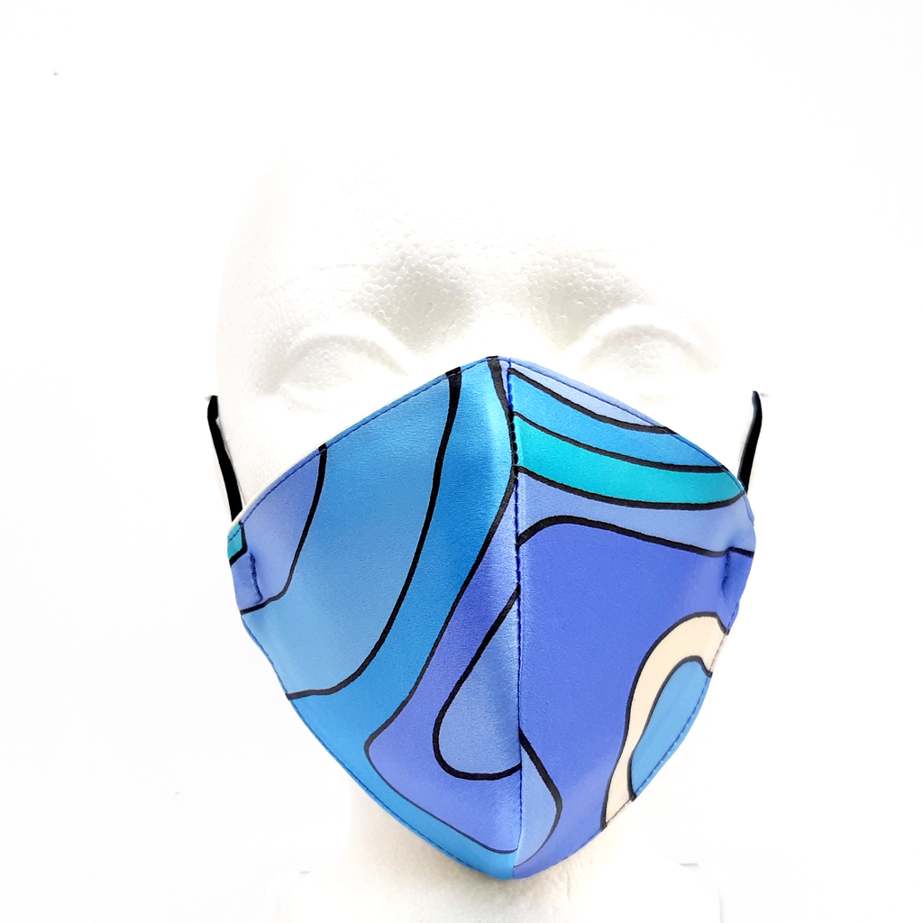 blue face mask