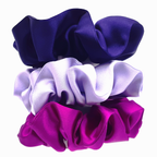 big hair silk satin scrunchie made in Canada