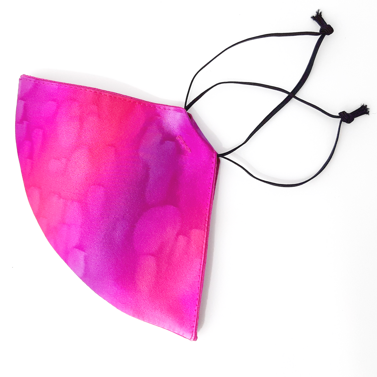 woman silk face mask