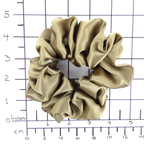 beige hair scrunchie large size made by Lynne Kiel