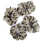 pure silk scrunchie hair accessory handmade in Canada