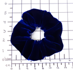 Blue Velvet jumbo scrunchie Hair accessory for yoga