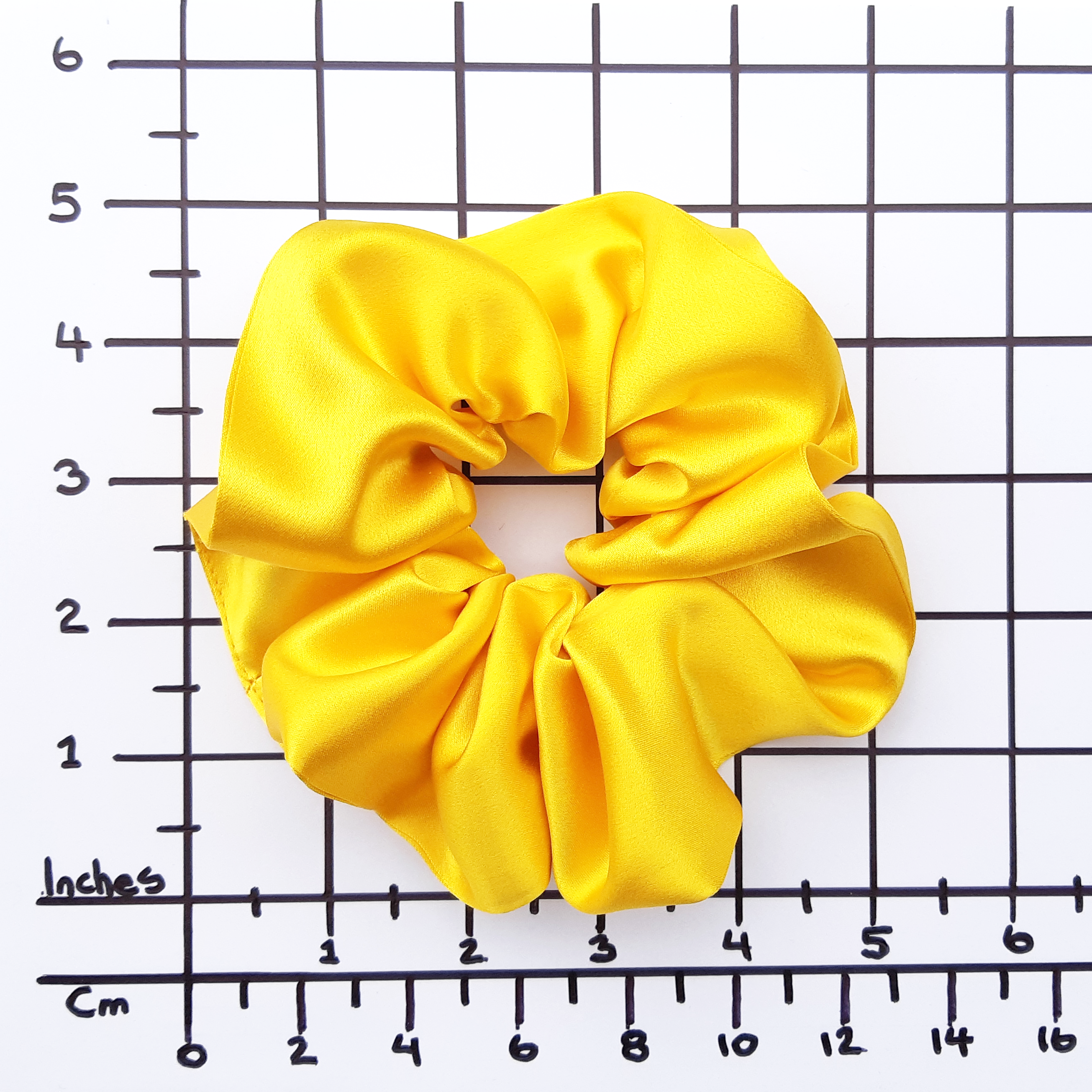 yellow scrunchie large and skinny sizes for exercise