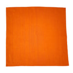 Load image into Gallery viewer, orange pure silk pocket square men&#39;s fashion accessory handmade by Lynne Kiel
