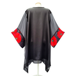 Load image into Gallery viewer, hand painted silk clothing long caftan top handmade by Lynne Kiel
