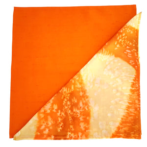 men's fashion accessory pocket square set painted silk made by Lynne Kiel